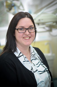 Vicki Carey, receptionist at Euro Dental